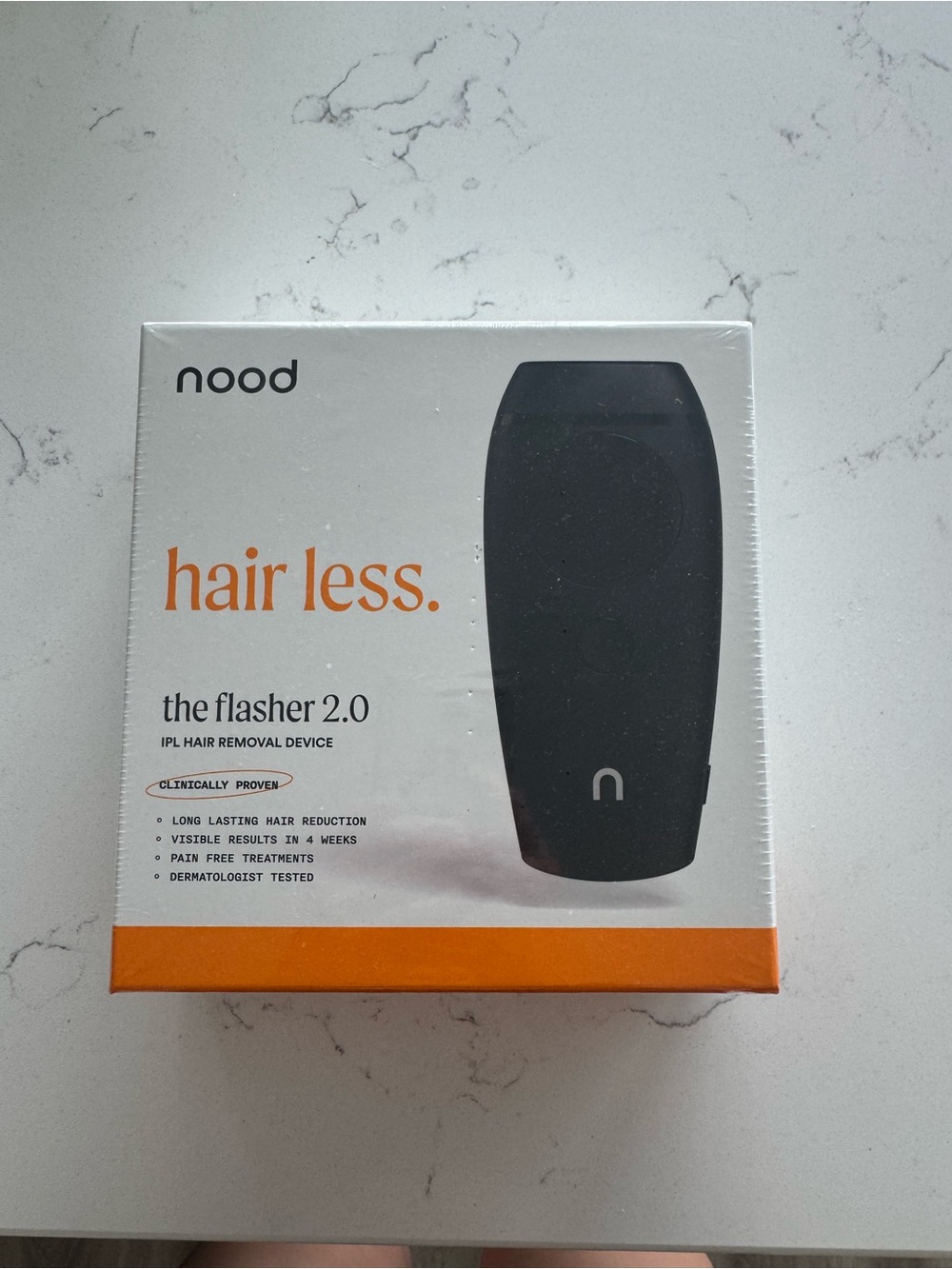 Hair Less The Flasher 2.0 IPL Hair Removal Device - Black